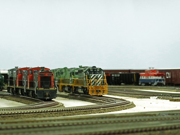 UNITS AT CHETWYND SERVICE TRACKS